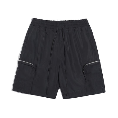 Shorts Casuales Holgados de Bolsillos Laterales - Estilo Urbano Versátil - Image 6