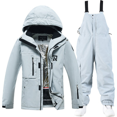 Traje de Esquí Doble Tabla para Hombre y Mujer - Abrigo Térmico Invernal - Image 11