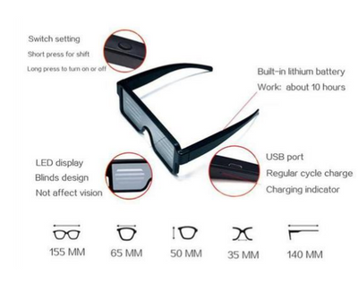 Gafas LED Inteligentes Multiusos para Fiestas y Eventos - Image 6