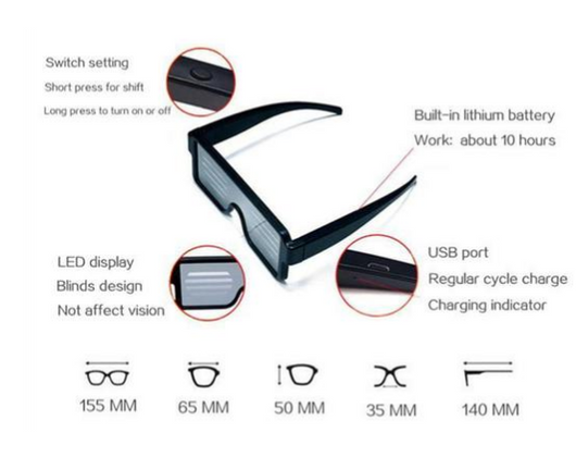 Gafas LED Inteligentes Multiusos para Fiestas y Eventos - Image 6