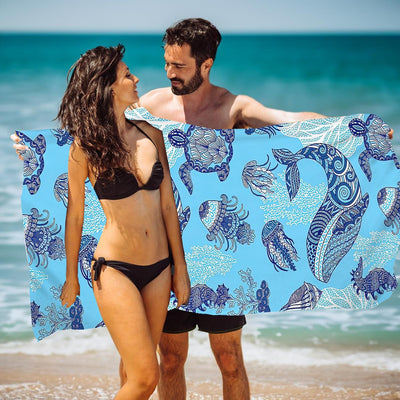 Toalla de Playa Bohemia Estampada - Absorbente y Versátil - Image 75