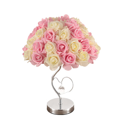 Lámpara de Escritorio Decorativa con Rosas - Luz LED 220V para Dormitorio y Día de Enamorados - Image 3