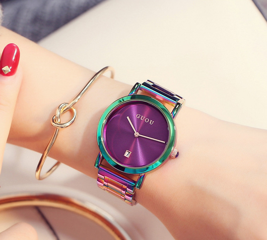 Reloj Minimalista de Acero Inoxidable para Mujer - Image 3