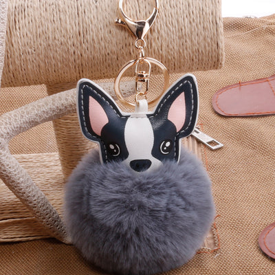 Llavero Pelota de Plumas PU para Mascotas - Accesorio Adorable - Image 7