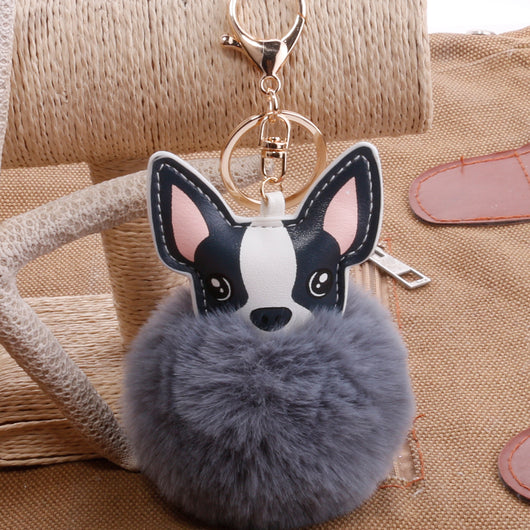 Llavero Pelota de Plumas PU para Mascotas - Accesorio Adorable - Image 7