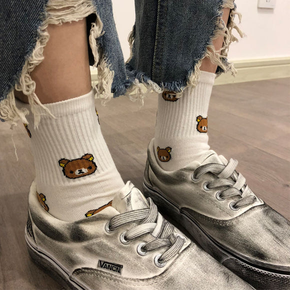 Women's Printed Tube Socks with Fun Designs