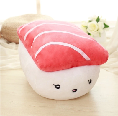 Almohada Decorativa Forma Sushi de Arroz - Cojín Peluche