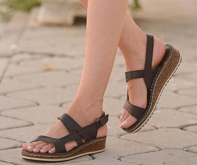 Sandalias Casuales Estilo Universitario con Tacón Bajo - Image 5