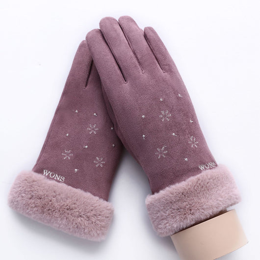 Guantes Térmicos de Cachemira para Mujer con Oso Adorable y Pantalla Táctil - Image 27
