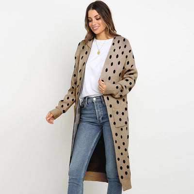 Cardigan de Leopardo para Otoño e Invierno - Suéter Tejido Elegante para Mujer - Image 11