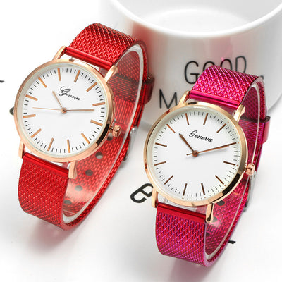 Reloj Geneva Minimalista con Malla Metálica - Diseño Elegante para Mujer - Image 3
