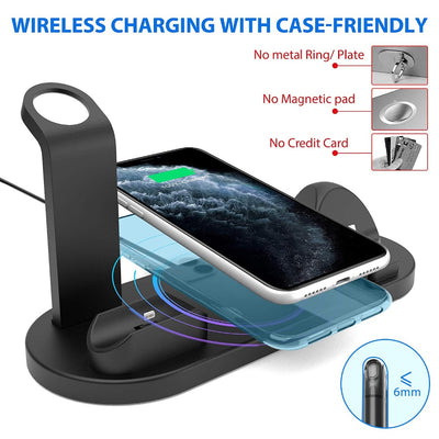 Soporte de Carga Triple para Apple Watch, AirPods y iPhone - Image 5