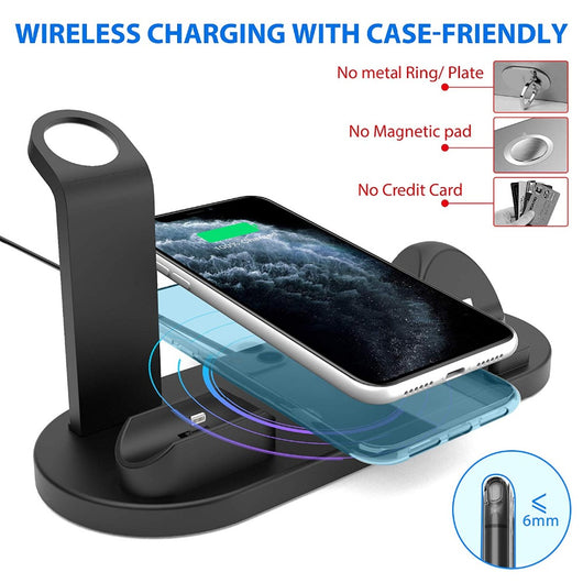 Soporte de Carga Triple para Apple Watch, AirPods y iPhone - Image 5