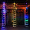 Escalera LED Navideña Impermeable para Decoración Exterior