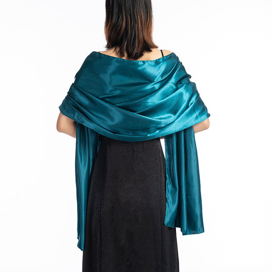 Chal de Satén para Vestido de Noche y Cheongsam de Boda - Image 3