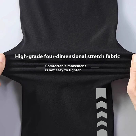 Camiseta Deportiva Ajustada Manga Larga Secado Rápido para Entrenamiento - Image 21