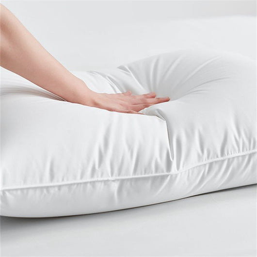 Almohada de Plumas de Ganso Blanco Premium - Image 4