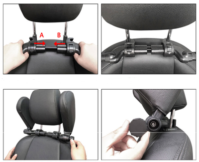Almohada Cervical Ajustable para Auto - Soporte Ergonómico de Cuero para Viajes - Image 7