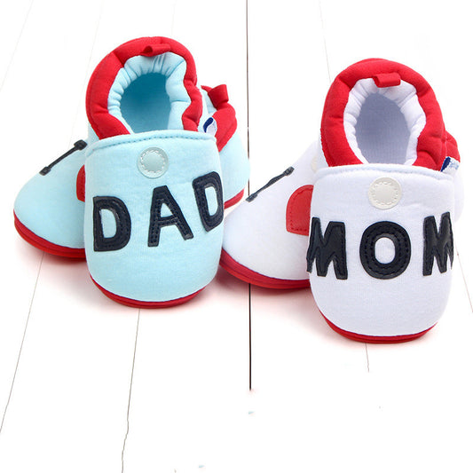 Zapatos antideslizantes para bebés y niños pequeños con suela de goma