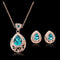 Conjunto de Joyas con Patrón Calado