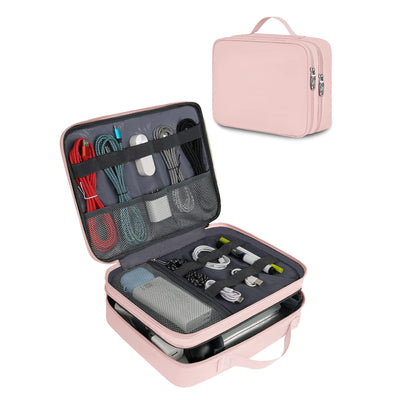 Bolsa Organizadora Dual para Cables, Cargadores y Accesorios Electrónicos - Image 29