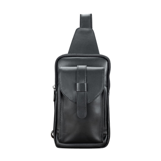 Bolsa de Pecho de Cuero para Hombre - Estilo Urbano - Image 4