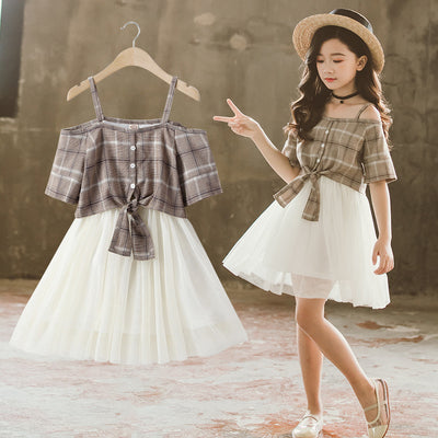 Vestido de dos piezas con malla transparente - Image 10