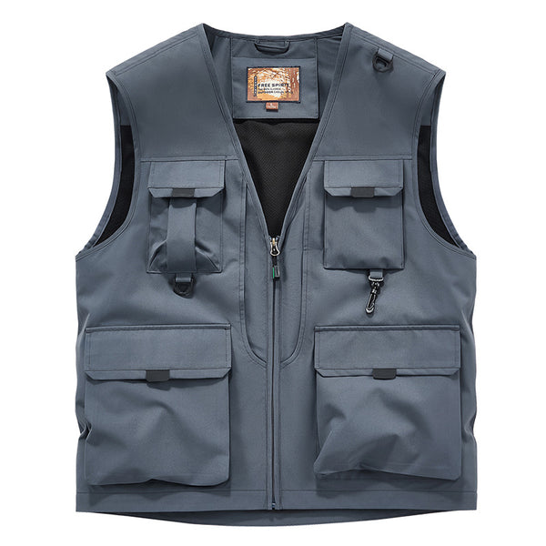 Chaleco de Pesca Multi-bolsillo para Hombre
