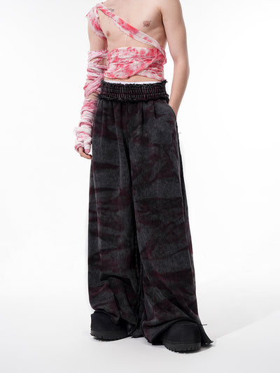 Pantalones Vintage Tiger Teñidos a Mano - Estilo Niche Original - Image 6
