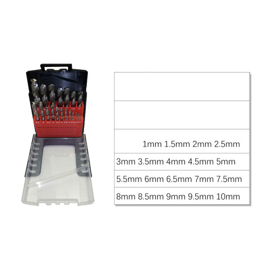 Set de 25 Brocas de Torsión Multimaterial para Madera, Hierro y Aluminio - Image 6