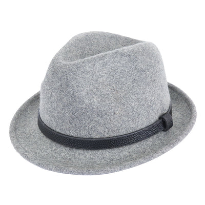 Sombrero Caballero Británico de Lana Pura con Ala Corta Enrollada - Otoño e Invierno - Image 13