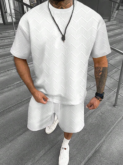 Conjunto Deportivo Hombre Pantalones Cortos y Playera Cómoda - Image 7