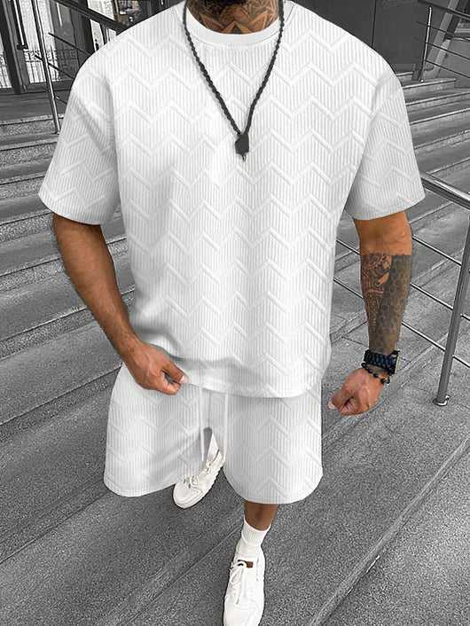 Conjunto Deportivo Hombre Pantalones Cortos y Playera Cómoda - Image 7