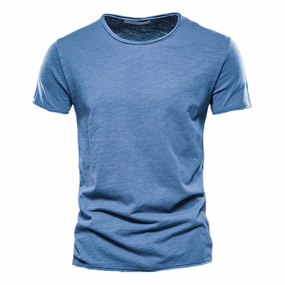 Camiseta Slim Fit de Algodón Texturizado para Hombre - Image 21