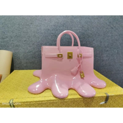 Jarrón Escultura de Resina Estilo Bolso - Arreglo Floral Decorativo - Image 22