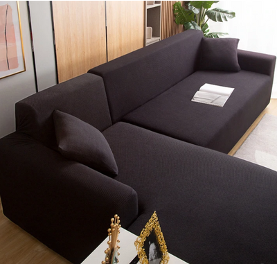 Funda de Sofá Polar Gruesa Elástica Tres Plazas con Cojines Incluidos - Image 3