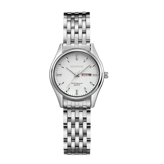 Reloj Dual Calendario para Hombre y Mujer Resistente al Agua Cuarzo Preciso - Image 4