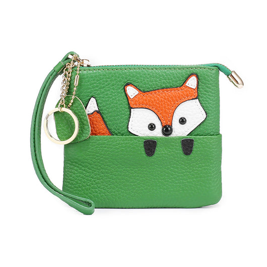 Billetera Compacta de Cuero con Cierre - Diseño Minimalista para Mujer - Image 3
