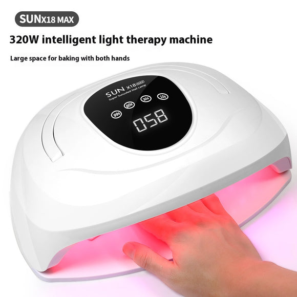 Lámpara de Luz Roja Profesional 320W con Doble Mano X18Max para Uñas