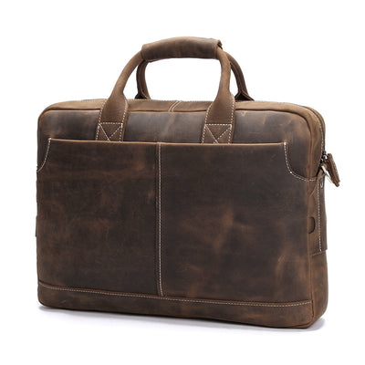Bolso de Cuero Crazy Horse para Hombre - Estilo Vintage - Image 10
