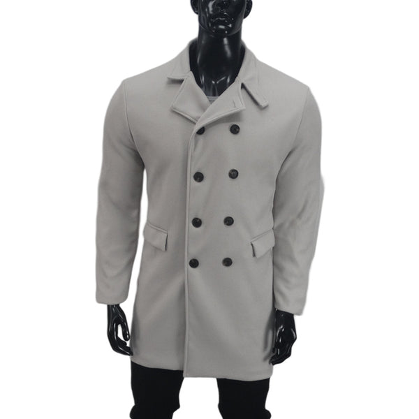 Abrigo de Lana Elegante para Hombre en Tallas Grandes - Image 6