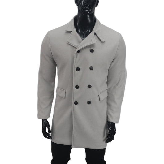 Abrigo de Lana Elegante para Hombre en Tallas Grandes - Image 6