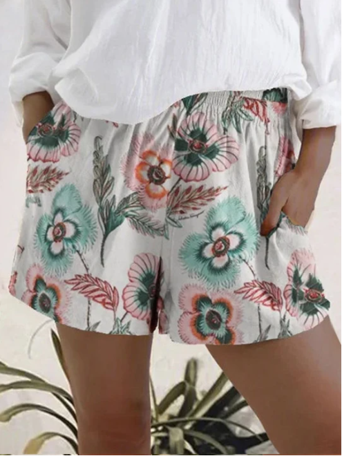 Shorts Elásticos de Cintura Alta Estampados para Mujer - Image 5