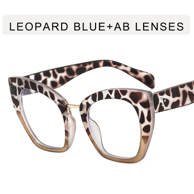 Gafas Cat Eye Grandes con Filtro Azul y Espejo Plano - Image 7