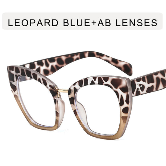 Gafas Cat Eye Grandes con Filtro Azul y Espejo Plano - Image 7