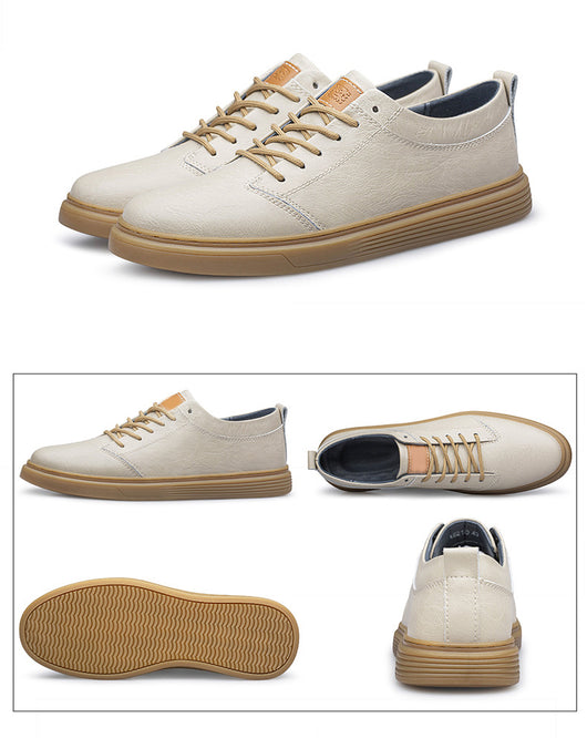 Tenis Casuales Hombre Cordones Punta Redonda Diseño Clásico - Image 21