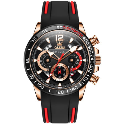 Reloj Inteligente de Banda Silicona con Luz Nocturna para Hombre - Image 4