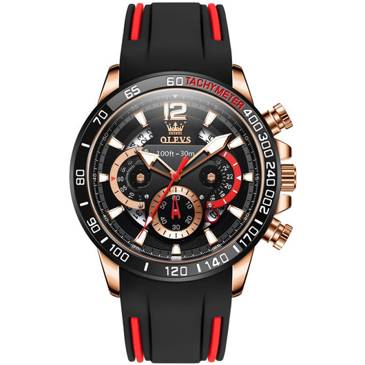Reloj Inteligente de Banda Silicona con Luz Nocturna para Hombre - Image 4