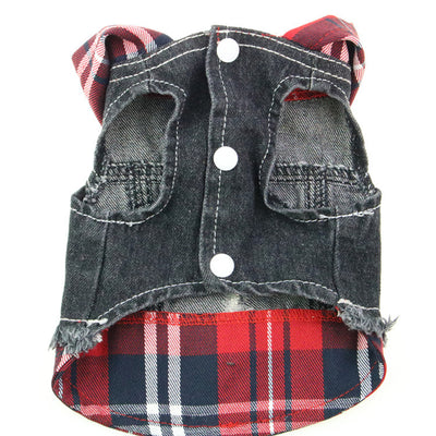 Chaleco Denim Cuadrille para Perros Bichón, Teddy y Bulldog - Image 3