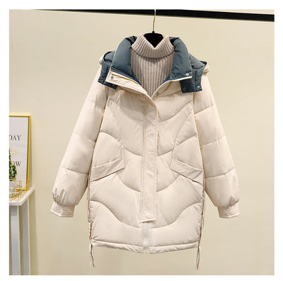 Chaqueta Acolchada Impermeable con Capucha y Contraste de Colores - Image 14